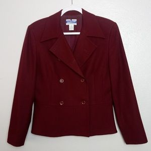 PENDLETON Vintage 100% Wool Double Breasted Blazer